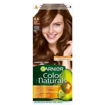 Garnier Color Naturals Hair Dye 4.3 Golden Brown