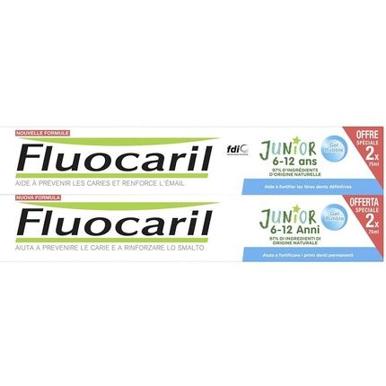 Junior Bubble Gel Toothpaste 75Ml - Pack Of 2