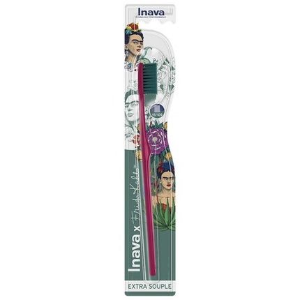 Inava X Frida Kahlo Extra Soft Toothbrush