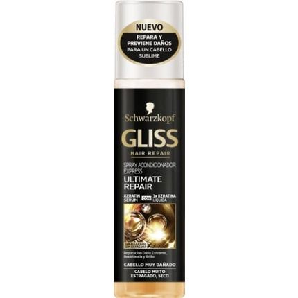 Schwarzkopf Gliss Express Ultimate Repair Conditioner Spray 200Ml For Very Damaged Hair