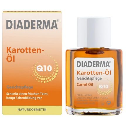 Diaderma Carrot Oil Face Care: Natural Cosmetics With Q10, Gives A Fresh Complexion And Smooth Skin, Prevents Wrinkle Formation 30Ml - Image 3