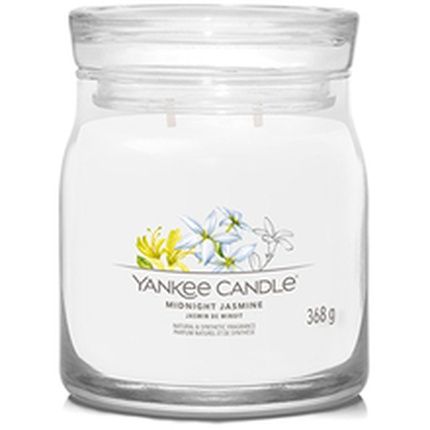 Yankee Candle Midnight Jasmine Signature Candle Large Aromatic Candle 567 G