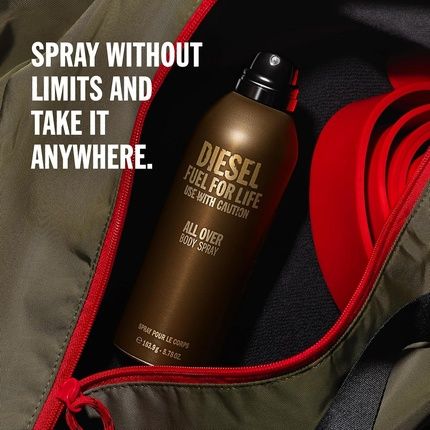 Diesel Body Spray Aftershave For Men 200Ml With Badiane, Lemon, Raspberry, Lavender, Cedar, Amber Wood, And Powdery Musk - Image 3