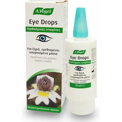 A.Vogel Eye Drops Collyre Ophthalmic Drops 10Ml For Dry, Irritated, Or Tired Eyes