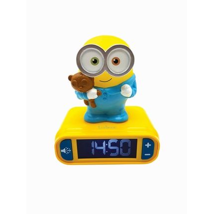 Lexibook Digital Alarm Night Light-Snooze Function-Minions Sound Effects
