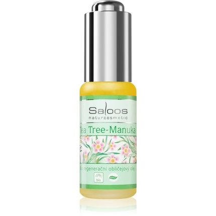 Saloos Bio Skin Oils Tea Tree & Manuka Soothing And Regenerating Oil - 20 Ml, For Acne-Prone Skin