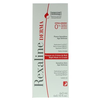 Rexaline Derma Night Mask-In-Cream 6X 3Ml - Pack Of 6