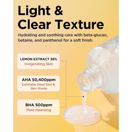 Tocobo Aha Bha Lemon Toner 150Ml - Image 3