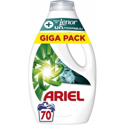 Ariel Liquid Laundry Detergent 70 Washes With Unstoppable Lenor Touch