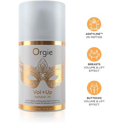 Orgie Vol + Up Cream Transparent One Size