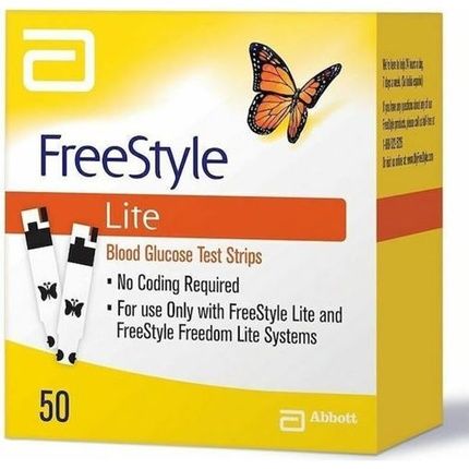 Freestyle Freestyle Lite Blood Glucose Test Strips - 50 Count