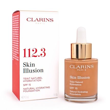 Clarins Skin Illusion Natural Hydrating Foundation Spf 15 1123 Sandalwood 30Ml