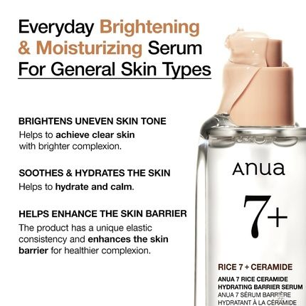 Anua Rice Ceramide 7 Hydrating Barrier Serum - Image 3
