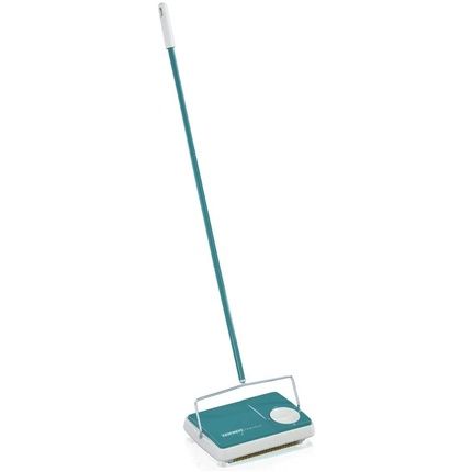 Leifheit Carpet Sweeper Regulus Turquoise For Quick Cleaning