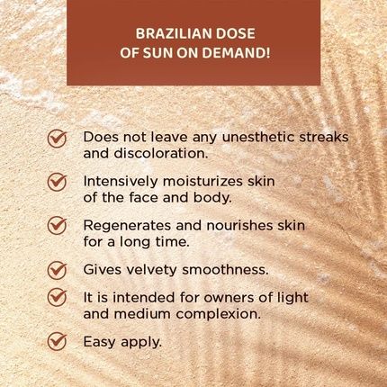 Eveline Cosmetics Brazilian Body Luxurious Self-Tanning Mist 5In1 For Face And Body 150Ml - Image 3