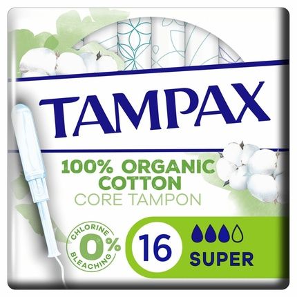 Tampax Organic Super Tampon 16 Units