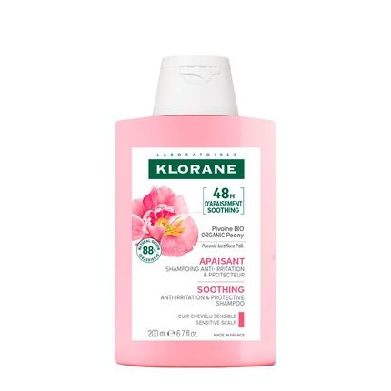 Klorane Peony Shampoo 200Ml Soothing And Antiirritating Shampoo