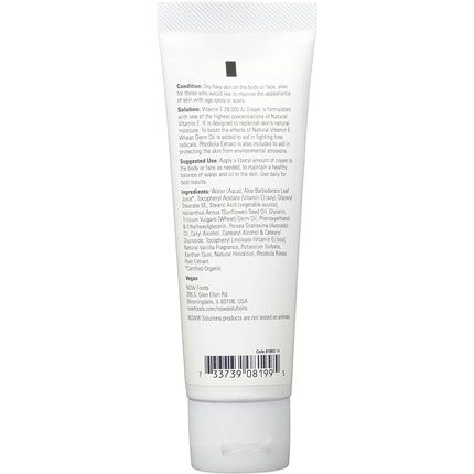 Now Vitamin E Cream 28000Iu 118Ml