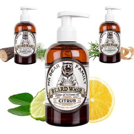 Natural Beard Shampoo For Men Revitalizing Vegan Beard Wash