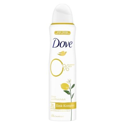 Dove Deodorant Spray Citrus And Peach Scent Deodorant With Nourishing Zinc Complex And 0% Aluminum Salts 150Ml