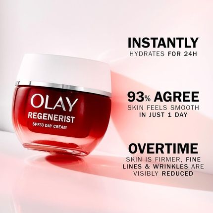Olay Regenerist Day Face Cream Spf 30 Anti-Wrinkle And Active Firming Skincare - Image 3
