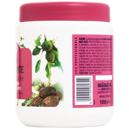 Mil Mil Shea Butter Hair Mask 1000Ml - Hair Care Set