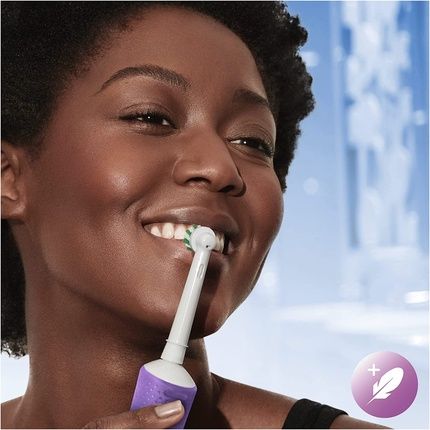 Oral-B Vitality Cross Action Electric Toothbrush 310G Pro Lilac Handle - Image 3