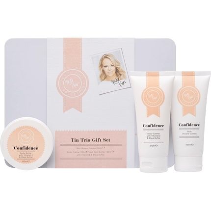Katie Piper Tin Trio Gift Set 100Ml Shower Cream, 100Ml Body Cream