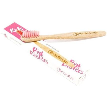 Nordics Oral Care Bambu Children'S Toothbrush Pink 100Ml