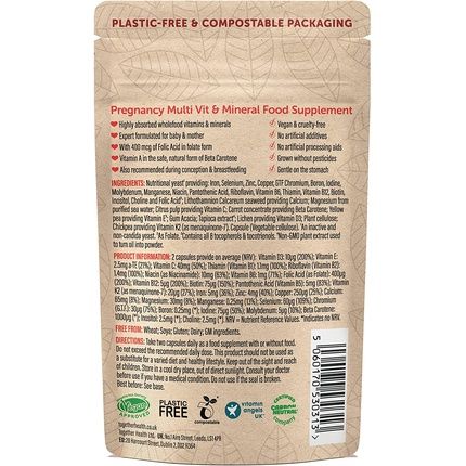 Together Health Pregnancy Multi Vitamin And Mineral With 400Mcg Folic Acid 60 Vegecaps