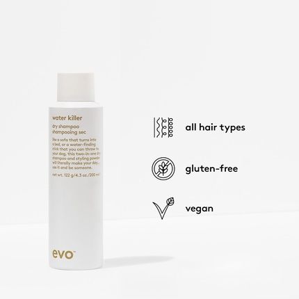 Evo Water Killer Dry Shampoo - Absorbs Oil To Refresh Hair And Reduces Damage