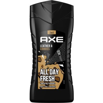 Axee Collision Leather & Cookies Shower Gel 250Ml - Image 3