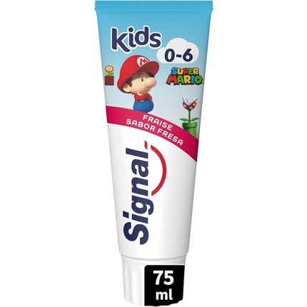 Signal Infant Toothpaste 0-6 Years Strawberry Flavor For Milk Teeth 75Ml