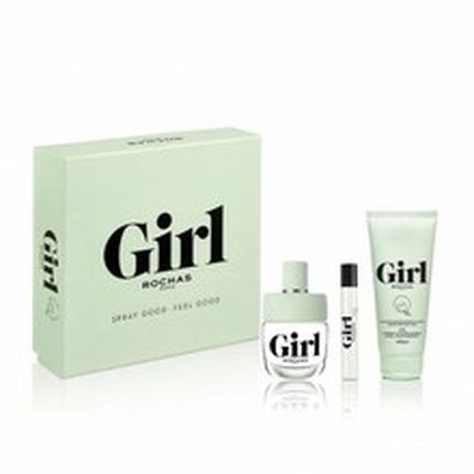 Rochas Girl Gift Set Eau De Toilette Spray 100Ml Body Lotion 100Ml And Travel Spray 75Ml