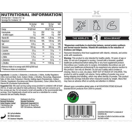 Xtend Original Bcaa Powder Strawberry-Kiwi Spritzer 7G Bcaa + Electrolytes For Recovery & Hydration 30 Servings - Image 3