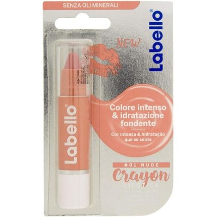 Labello Nude Colored Lip Balm 1 Lipstick Color And Moisturize Lip Pencil Mineral Oils And Parabens Free