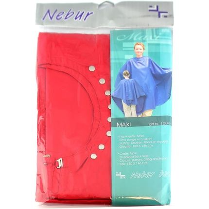 Nebur Maxi Hairdressing Cape - Bright Red - Image 3