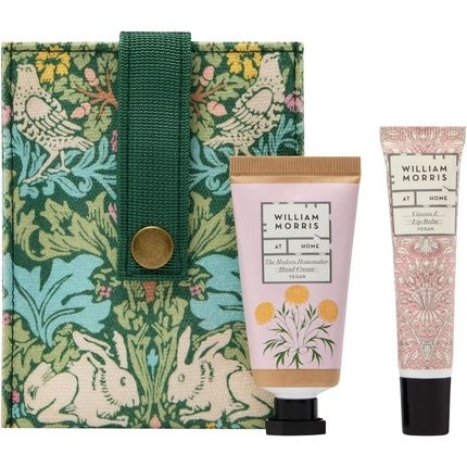 William Morris Hand Cream 30Ml And Lip Balm 10Ml