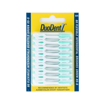 Duodent Interdental Flexible Brush Xs-S Green