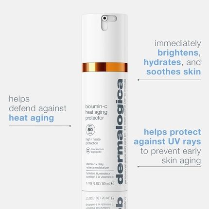 Dermalogica Biolumin-C Heat Aging Protector Spf 50 Daily Face Moisturizer