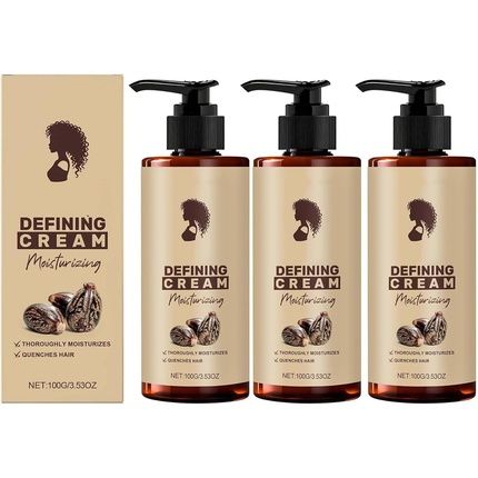 Curl Defining Cream 100Ml Curling Lotion For Wavy Hair Lightweight Leave-In