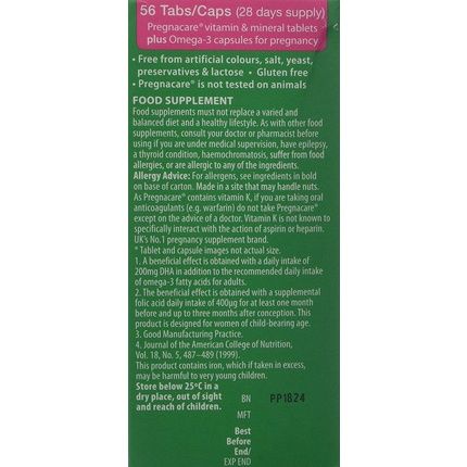 Vitabiotics Pregnacare Plus Tablets 56 Tablets