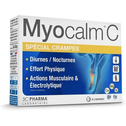 3C Pharma Myocalm C Special Cramps 30 Tablets
