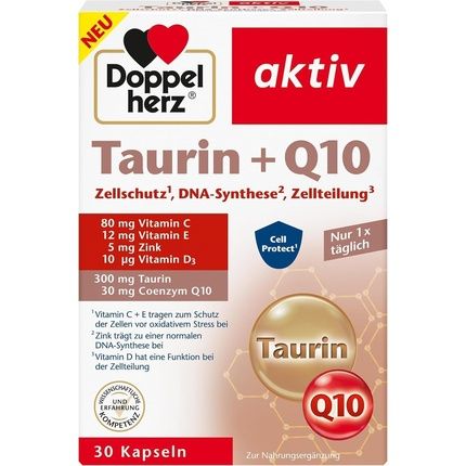 Doppelherz Taurine Q10 Cell Protect With Vitamin C And E