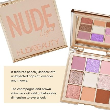 Huda Beauty Nude Light Obsessions Eyeshadow Palette - Image 3