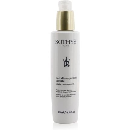 Sothys Vitality Cleansing Milk 6.7Oz