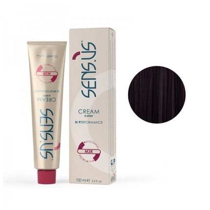 Sensus M3K Permanent Hair Color 3.71 Violet Dark Brown