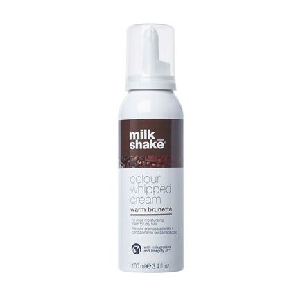 Milkshake Colour Whipped Cream Warm Brunette Tinted Leavein Mousse 100 Ml