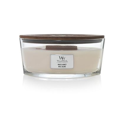 Woodwick Scented Candle Ship White Honey 4536 G