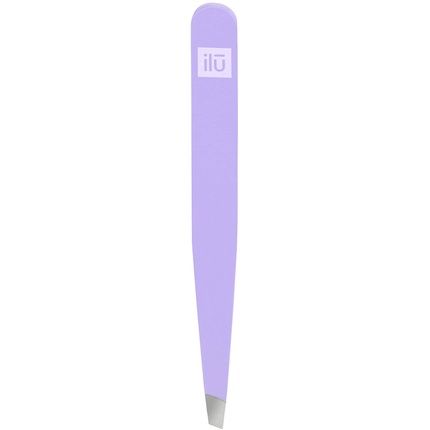 T4B Ilu Precision Tip Eyebrow Tweezers For Facial Hair Removal Purple